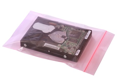 100-3x5" Pink Anti-Static Zip Lock Top Bags 4Mil Heavy-Duty Reclosable Seal PAS 